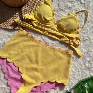 Marysia Reversible High Waisted Bikini Size Small